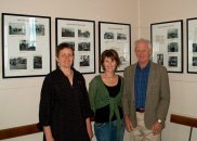 Christine Ball from Barking Dog Gallery, Co-ordinator Kate Hedges & her father Dan Ward