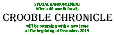 Crooble Chronicle Returns