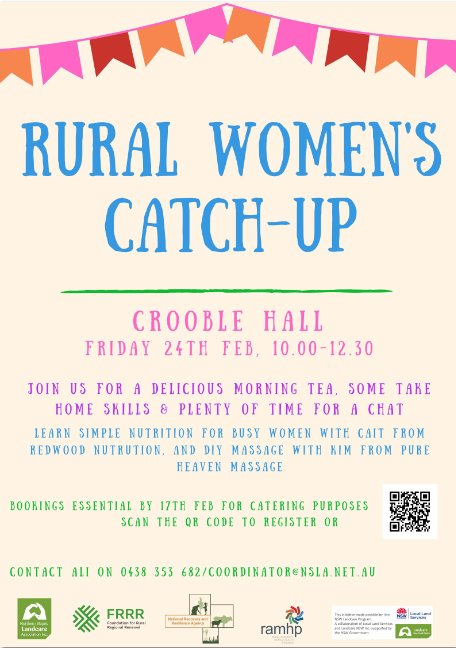 Crooble Catchup Event